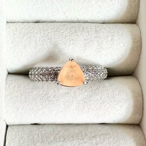 Bomb Party Size 8 - “Modern Sparkle” RBP5616 (Peach Morganite Fusion)